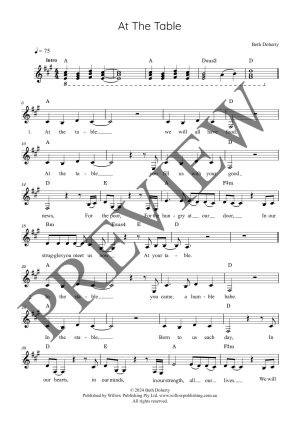 A Preview of a Piano music sheet of 