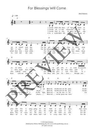 A Preview of a Piano music sheet of 